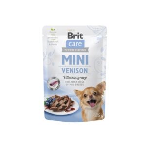 Brit Care Mini Venison fillets in gravy 85 g (24)