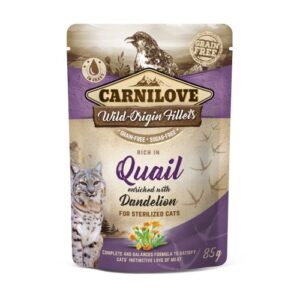 Carnilove Cat pouch Quail 85 g