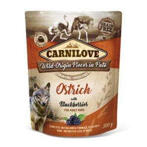 Carnilove Pouch Ostrich with Blackberries 300 g
