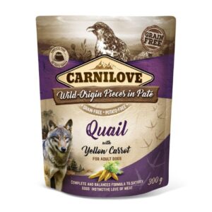 Carnilove Pouch Quail with Yellow Carrot 300 g