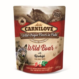 Carnilove Pouch Wild Boar with Rosehips 300 g