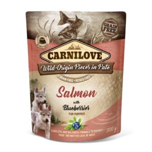 Carnilove Pouch Salmon with Blueberries for Puppies 300 g