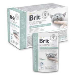 BRIT VD Cat Pouch - Urinary & Stress Relief (Box 12 x 85 g)