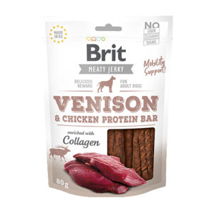 Brit Jerky - Venison Protein Bar 80g