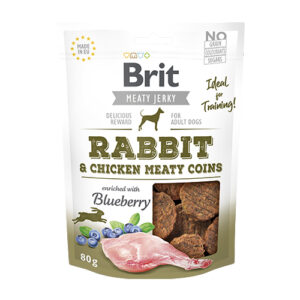 Brit Jerky - Rabbit - Meaty Coins 80g