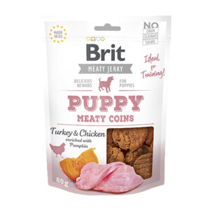 Brit Jerky - Puppy - Turkey - Meaty Coins 80g
