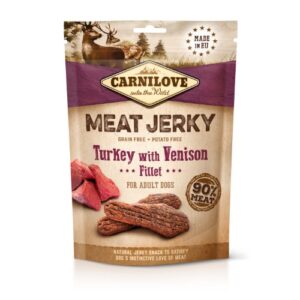 Carnilove Jerky - Turkey with Venison Fillet 100 g