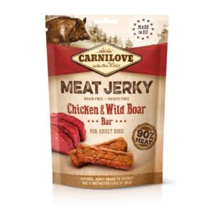 Carnilove Jerky - Chicken & Wild Boar Bar 100 g