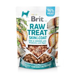 Brit Raw Freeze-Dried Treat & Topper - Skin & Coat 40g