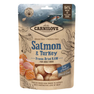 Carnilove Freeze-Dried Raw Snacks Salmon/Turkey