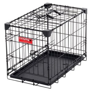 Lucky Dog Bench Double Door  22" 56 cm