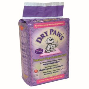 Dry paws - Training and Floor Protection Pads - 30 Pack