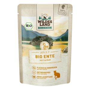 WL Cat Pouch - BIO - Duck with Salmon Oil 85 g
