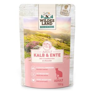 WL Cat Pouch - CLASSIC - Calf and Duck with Cranberries 100 g