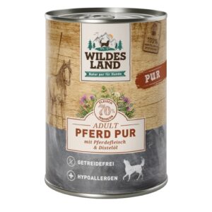 WL Dog Can - PURE - Horse with Safflower Oil