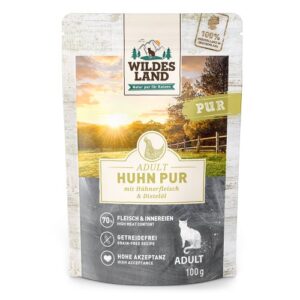 WL Cat Pouch - PURE - Chicken with Safflower Oil 100 g